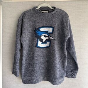 Blue Crewneck Sweatshirt with Creighton University Logo